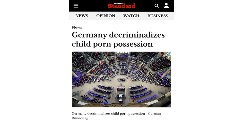 Германи легализира детската порнография