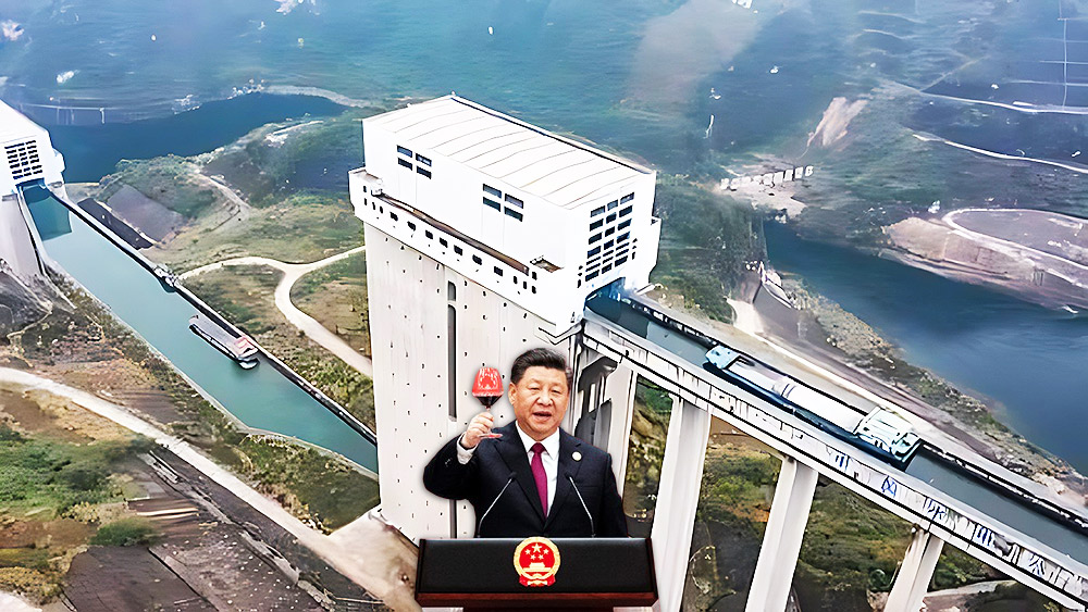 Китай построи асансьор, придвижващ кораби през планините