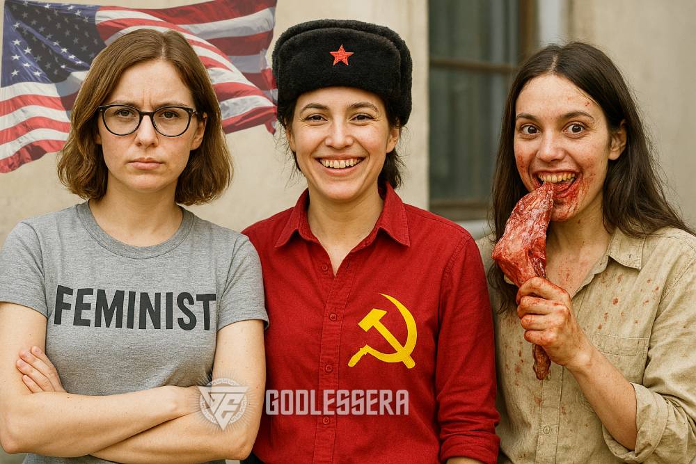 Феминизмът, комунизмът и канибализмът са свързани?