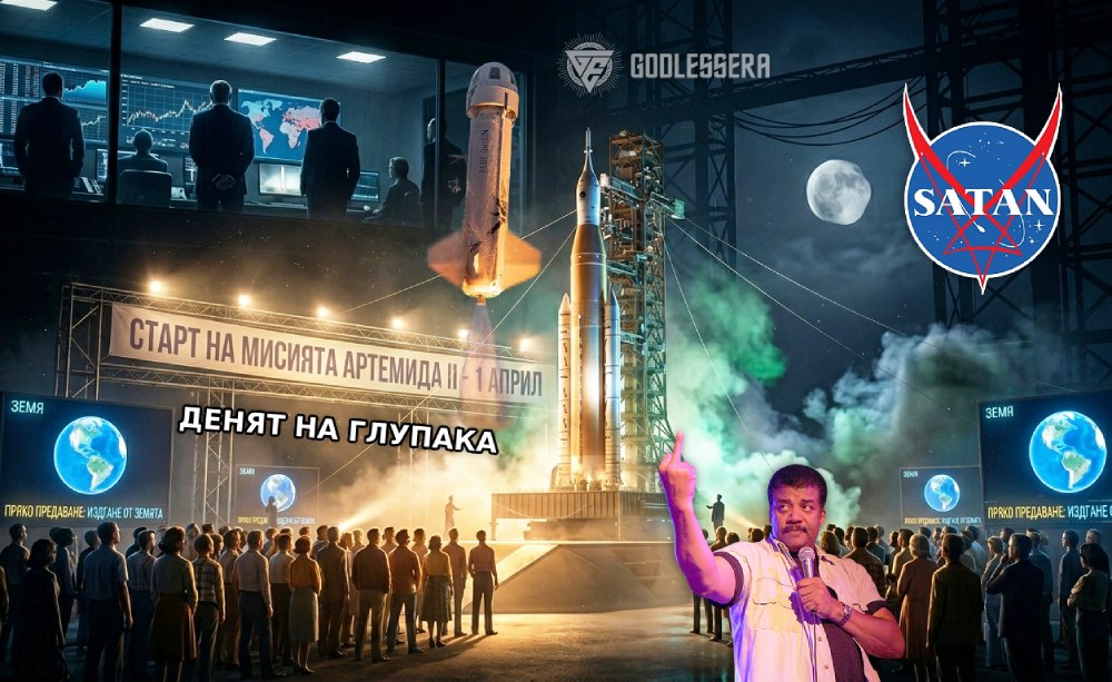 Педо-елитът се подиграва право в очите на стадото: Изпраща „хора на Луната“ в Деня на глупака