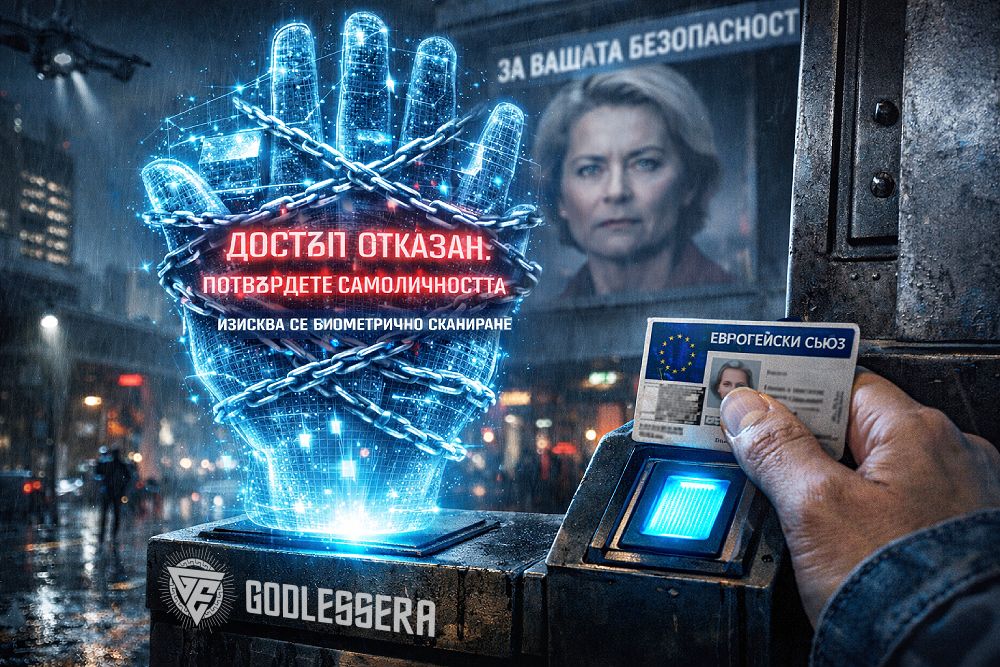 Представят ни цифровия концлагер като нещо прогресивно и хубаво, точно както Боко и сие се хвалят, че ни натресоха еврото...