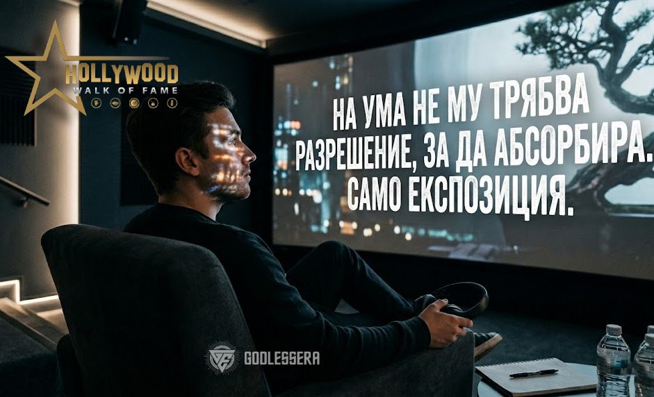 Холивуд е машина за контрол на съзнанието