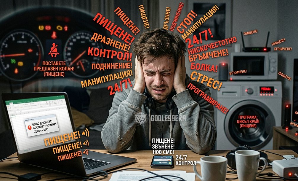 Постоянният звуков дразнител – една от техниките за контрол и манипулация
