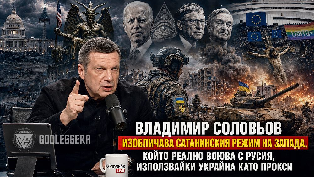 В. Соловьов: Ние не се борим с украинците, ние се борим с вас, покварения от злото Запад