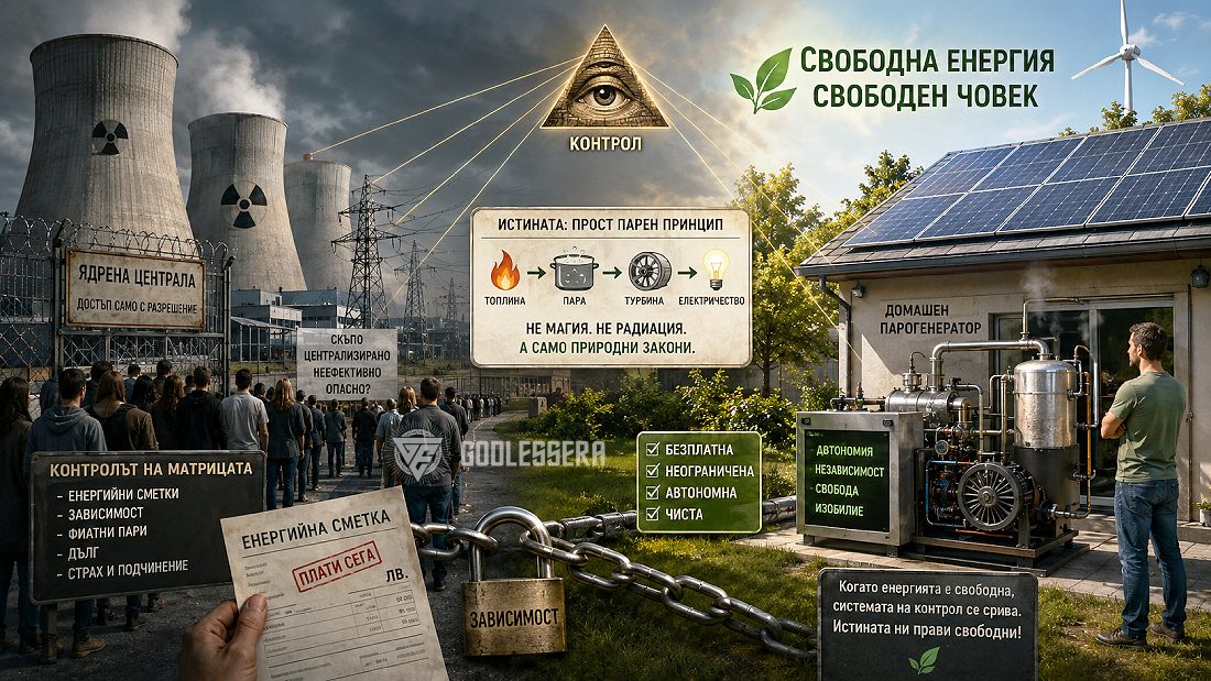 Ядрените централи са измама, криеща безплатната енергия?