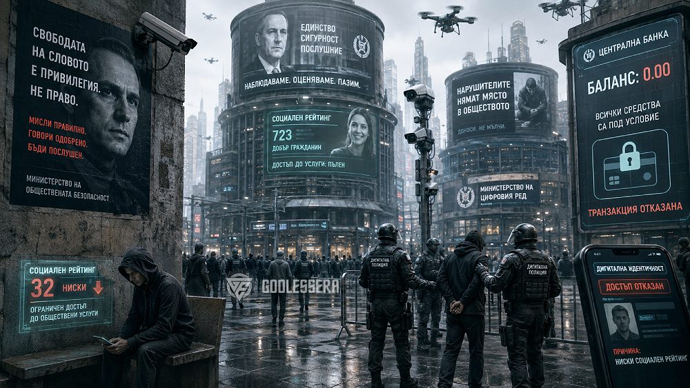 Архитектурата на дигиталния концлагер: От контрол на речта до превантивна тирания