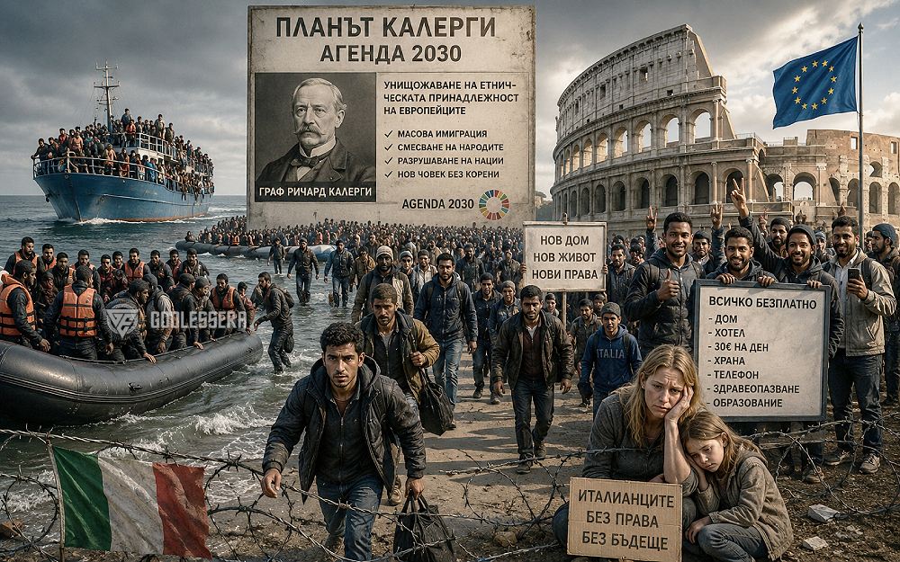 Граф Калерги и неговият план за унищожението на Европа, на който именно сме свидетели днес