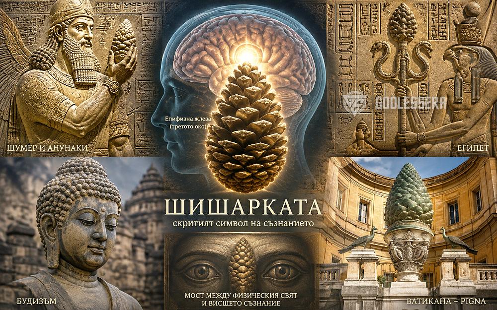 Шишарката – скритият символ на съзнанието