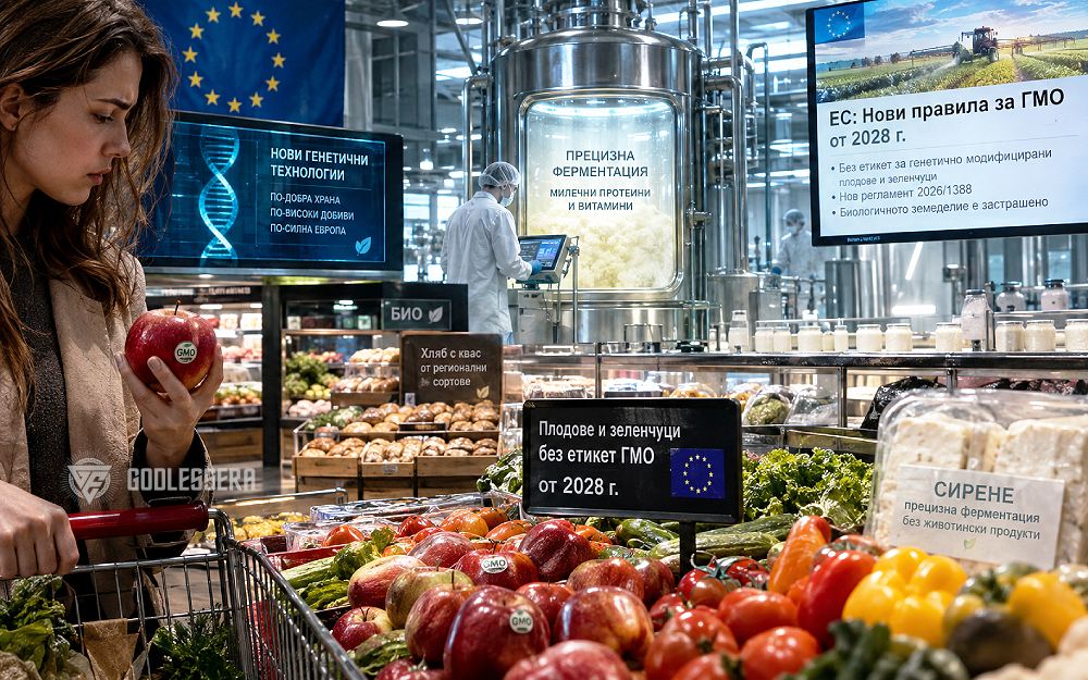 Нови правила на ЕС за генетично модифицирани плодове и зеленчуци от 2028 г.